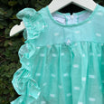 Blossom Bliss: Adorable Apron Dress for Babies