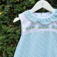 Charming Blue Embroidered Dress for Little Ones