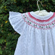 Enchanting Embroidered Bishop Smocking Dress