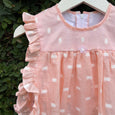 Blossom Bliss: Adorable Apron Dress for Babies