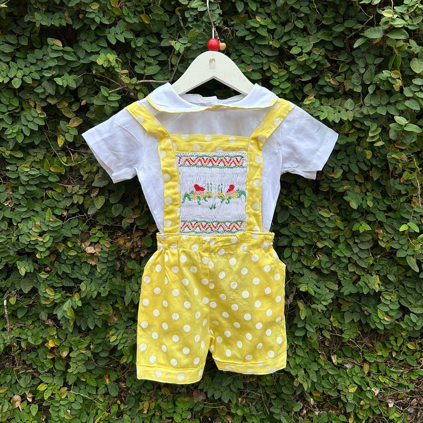 cotton babies dungaree set