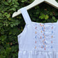 Whimsical Fish Embroidered Summer Cotton Dress