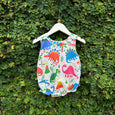 Charming Dinosaur-Print Balloon Romper