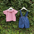 Charming Denim Dungaree Set for Little Ones