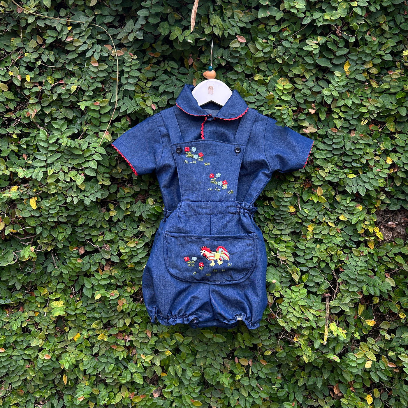 denim baby dungaree