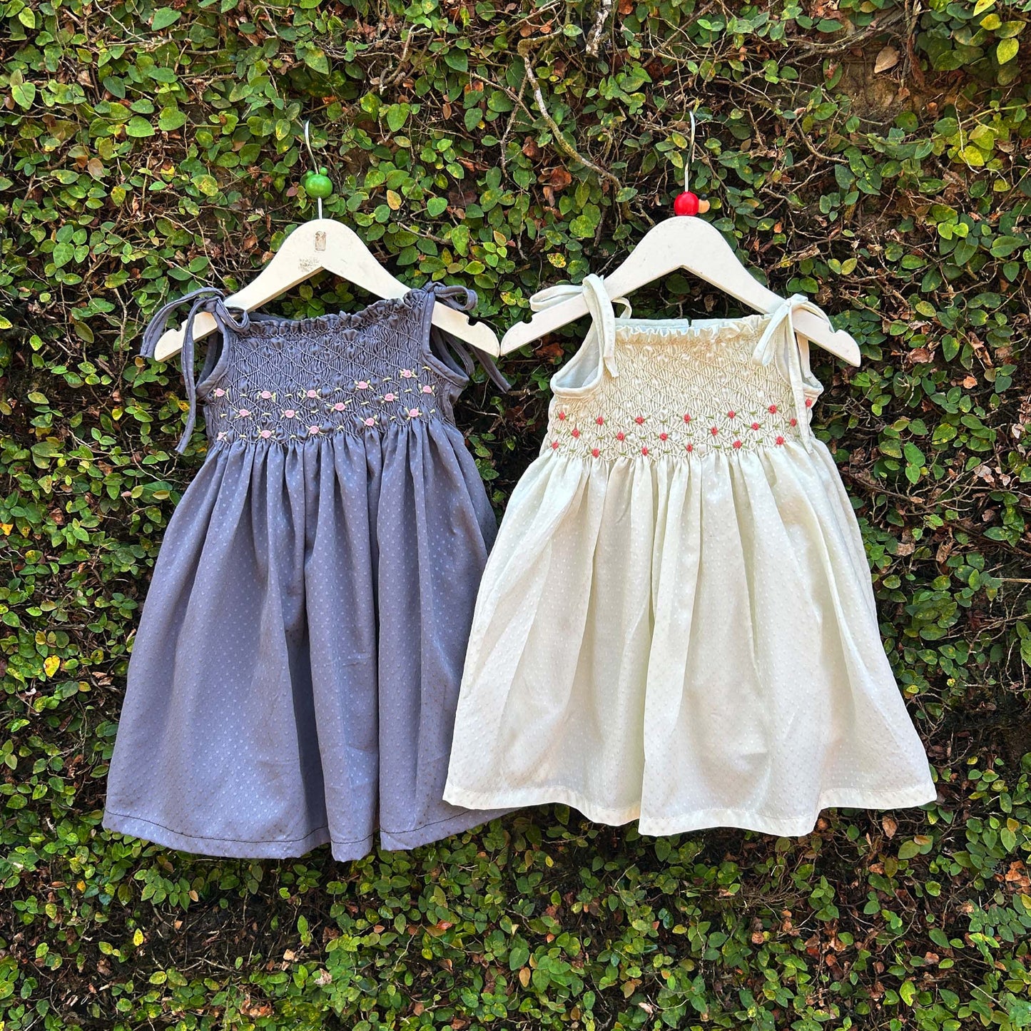bullion smock baby dress
