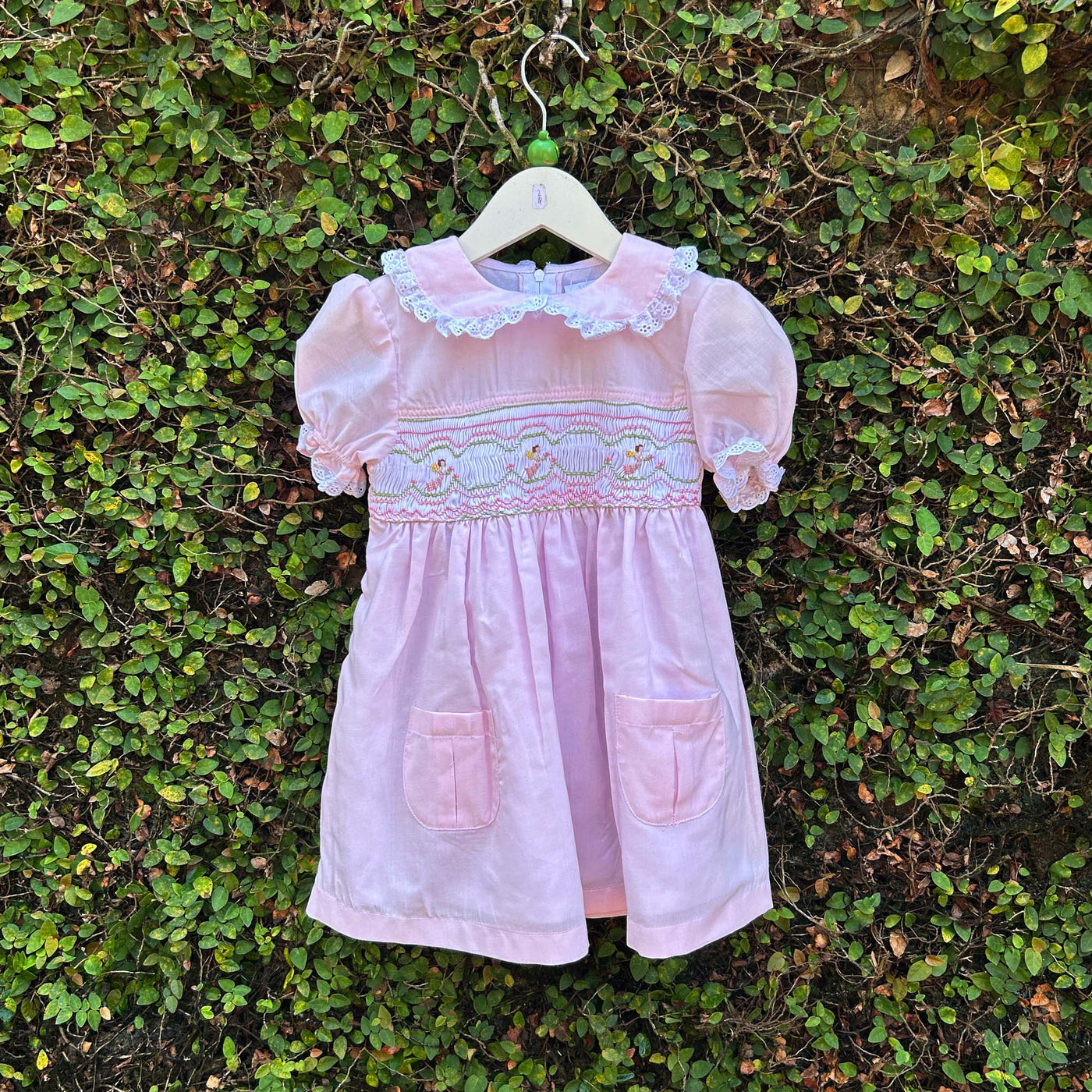 pink peter pan charm dress