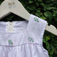 Broad Strapped Embroidered Cotton Dress