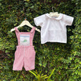 Whimsical Baby Dungaree Set for Little Explorers