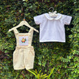 Whimsical Baby Dungaree Set for Little Explorers