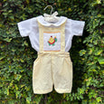 Whimsical Baby Dungaree Set for Little Explorers