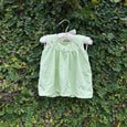 Embroidered High Yoke Baby Dress in Pretty Shades