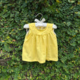 Embroidered High Yoke Baby Dress in Pretty Shades