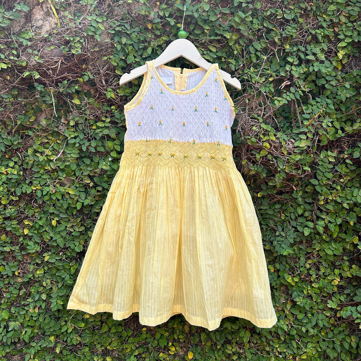 Bullion Bloom Smocked Party Dress