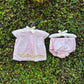 Classic Vibrant Bloom Baby Dress Set