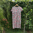 Floral Print Nursing Friendly Nightwear with Concealed Zippers