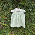 Embroidered High Yoke Baby Dress in Pretty Shades