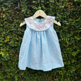 Regal Gingham Dress for Little Princesses