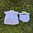 Classic Vibrant Bloom Baby Dress Set