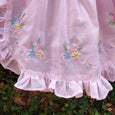 Lily Pink Apron Dress with Frills