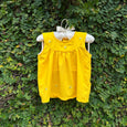 Embroidered High Yoke Baby Dress in Pretty Shades