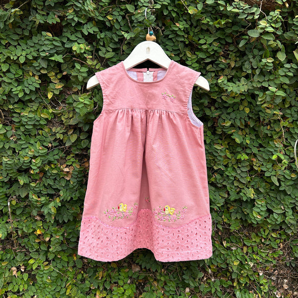 charming embroidered baby dress 