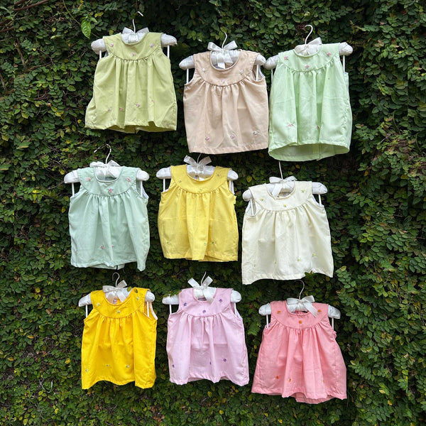 high yoke baby dress