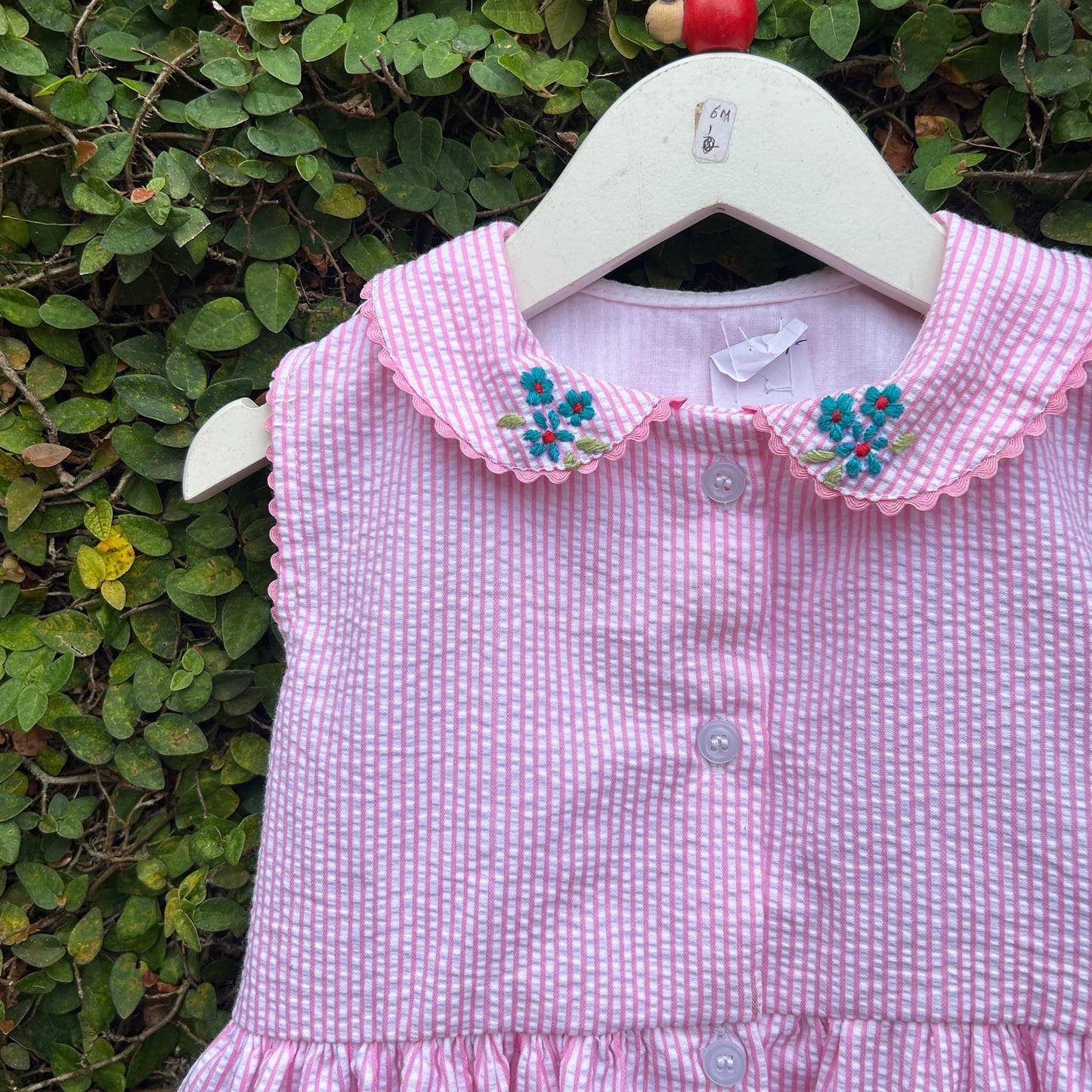 Charming Gingham Seersucker Summer Dress