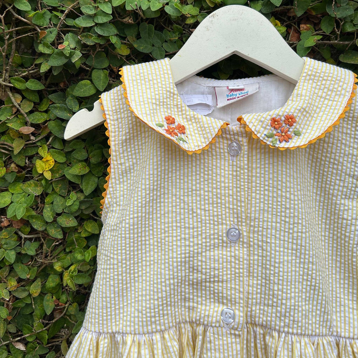 Charming Gingham Seersucker Summer Dress