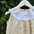 Yellow Floral Frock: Joyful Elegance for Little Ones