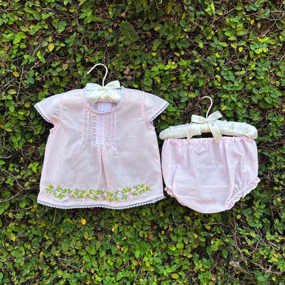 Classic Lively Bloom Elegant Baby Dress Set