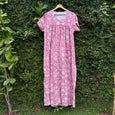 Stylish Nursing Friendly Block Printed Nightwear