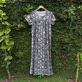 Stylish Nursing Friendly Block Printed Nightwear