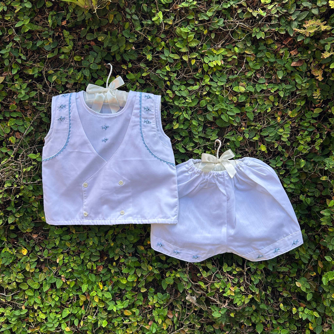 John Baba Suit with Fish n Dog Motifs