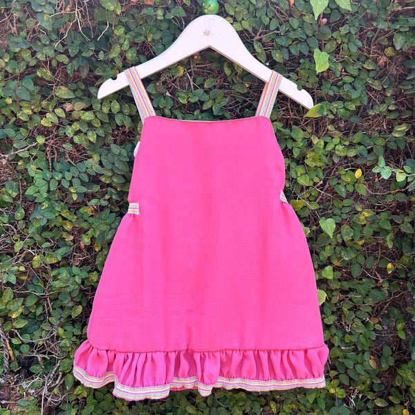 vibrant pink dress