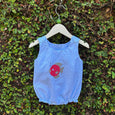 Splash with Mimi Applique Baby Romper