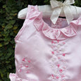 Pretty Pink Satin Delight Baby Romper Set