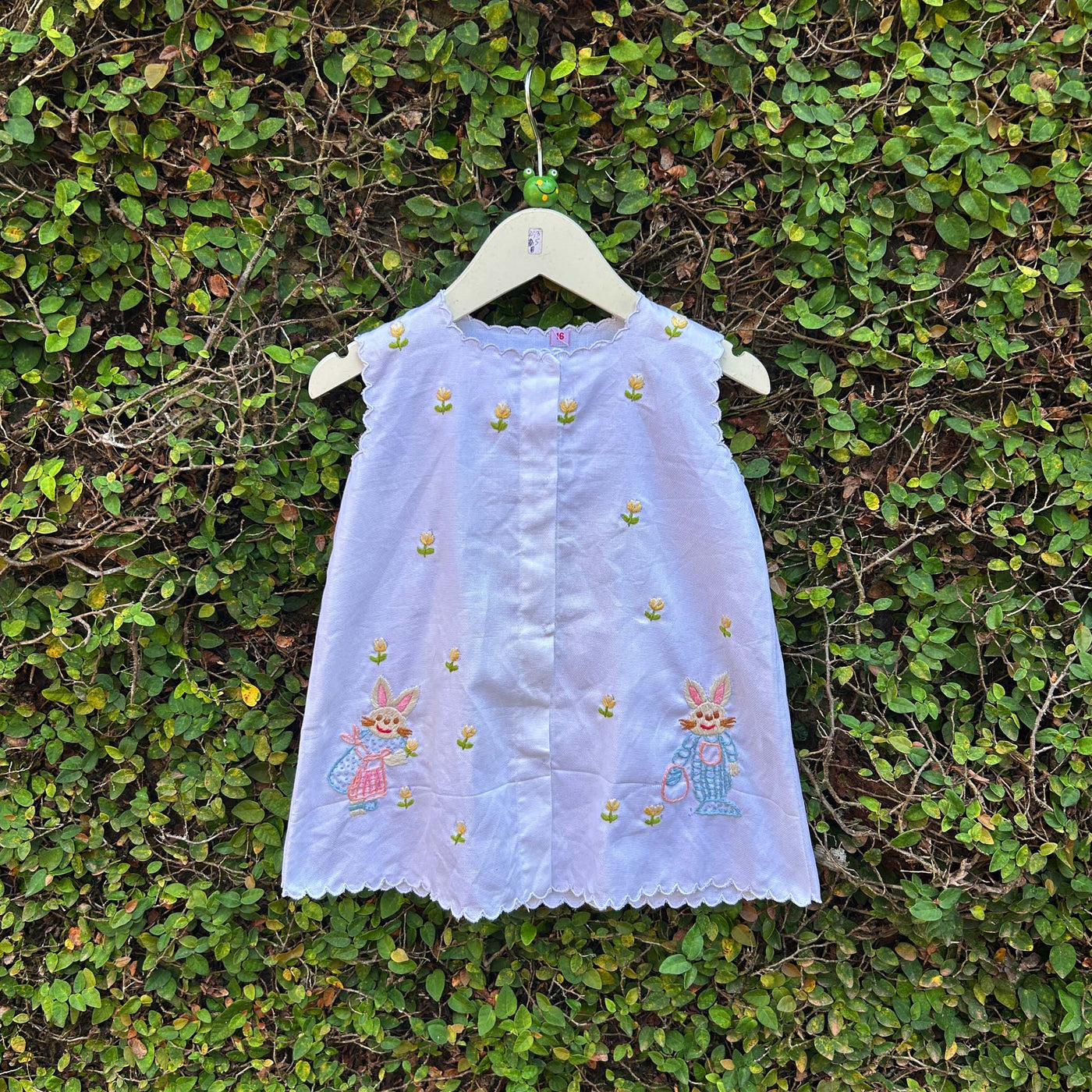 floral delight white baby dress
