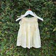 Adorable Smocked Pink and Yellow Baby Dress