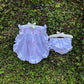 Classic White Colour Pinny Set with Side Ties for Babies