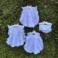 Classic White Colour Pinny Set with Side Ties for Babies