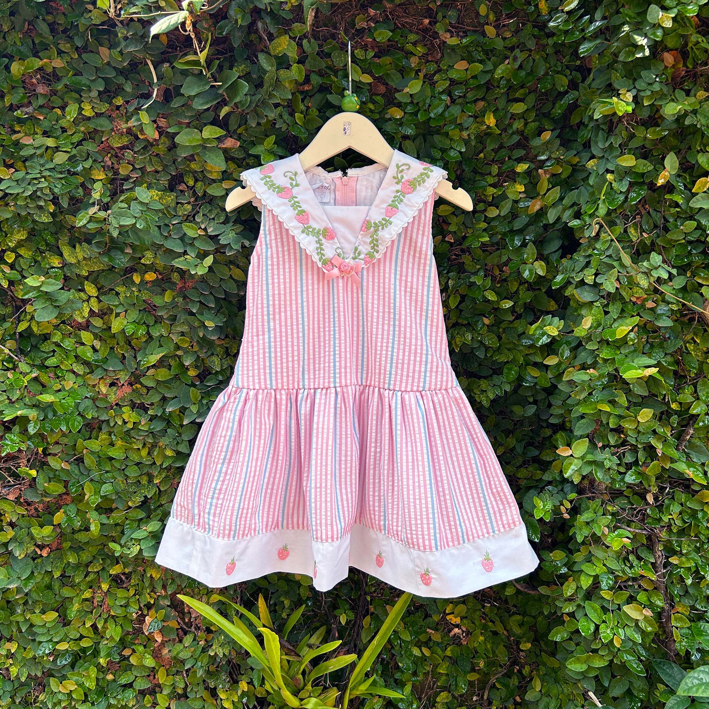 seersucker baby dress