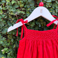 Chic Red Summer Baby Dress