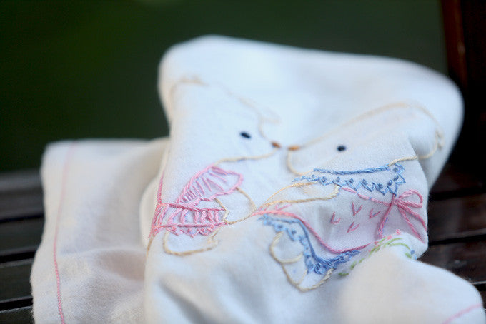 Polar Bear Cotton Flannel Blanket