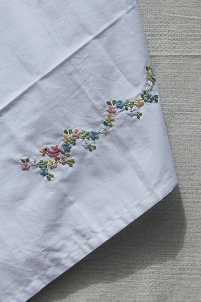 Flowered Vine Cotton Sheet