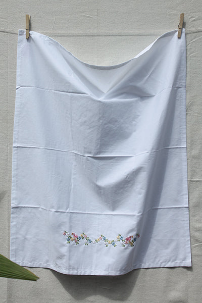 Flowered Vine Cotton Sheet