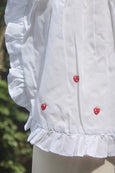 Embroidered Strawberry Pinny Set