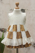 Sleeveless Kerala Fabric Dress