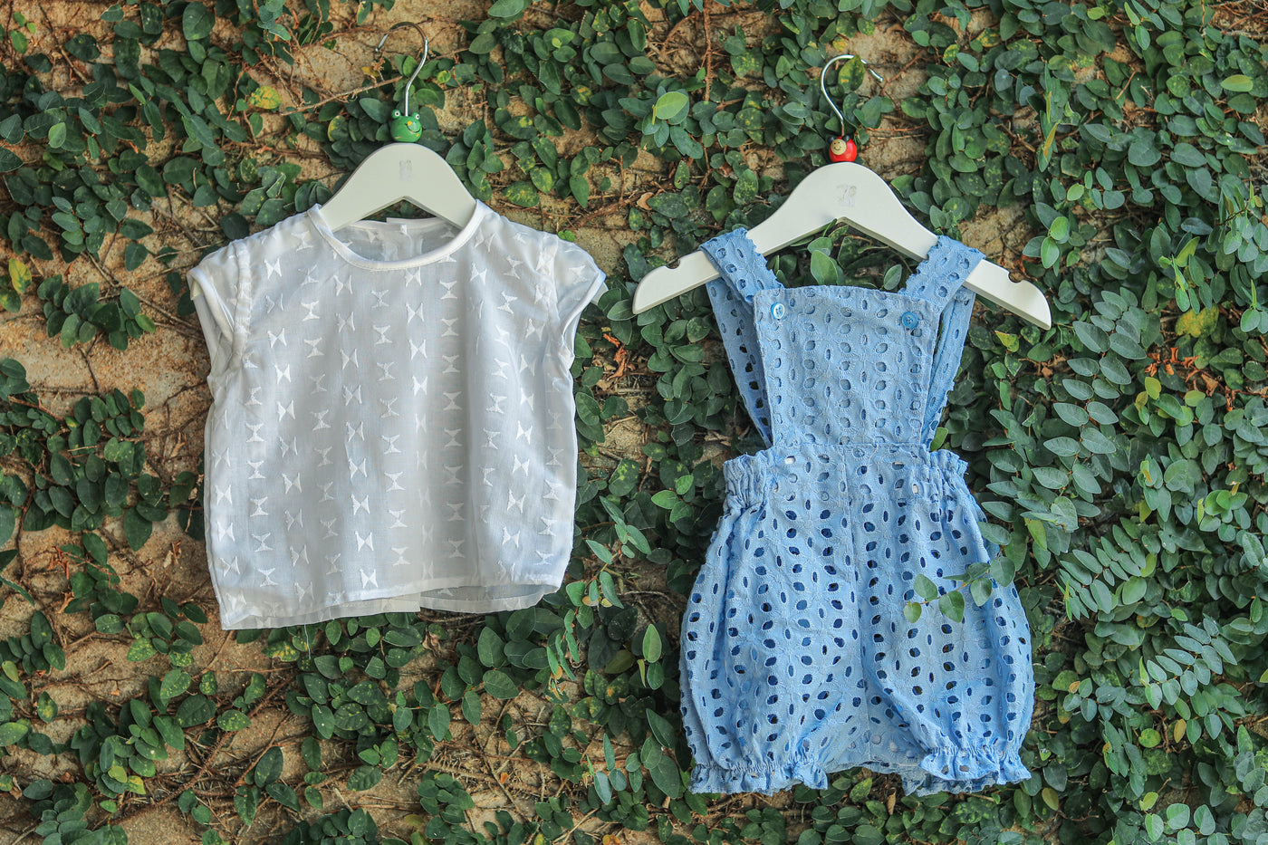 2 piece cotton rompers