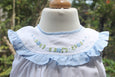 Hand Embroidered Flowers Baby Dress
